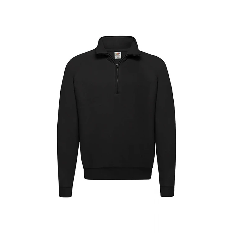 Sweat demi-zip FRUIT OF THE LOOM Classic en coton-polyester avec fermeture, à personnaliser avec logo