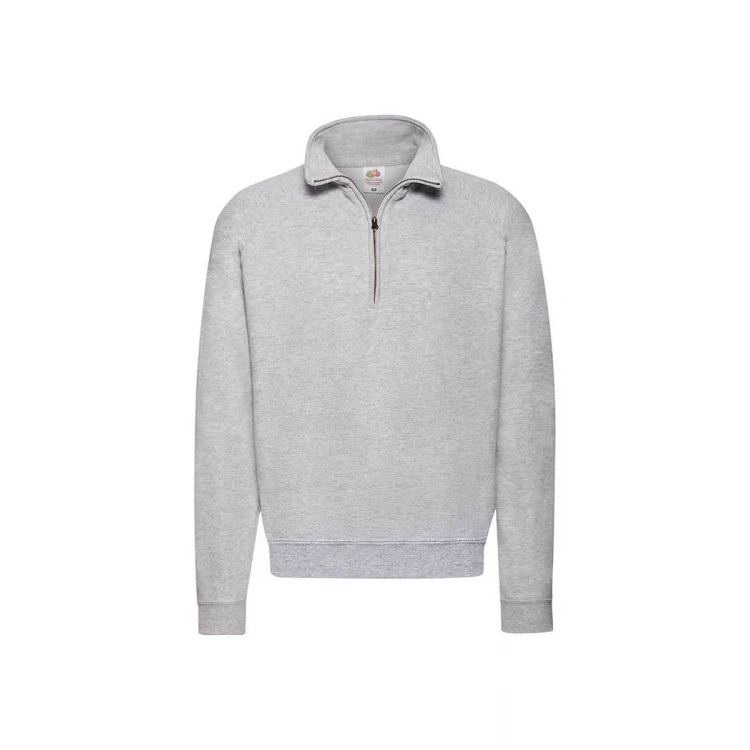 Sweat demi-zip FRUIT OF THE LOOM Classic en coton-polyester avec fermeture, à personnaliser avec logo