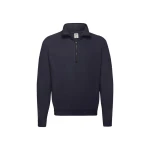 Sweat demi-zip FRUIT OF THE LOOM Classic en coton-polyester avec fermeture, à personnaliser avec logo