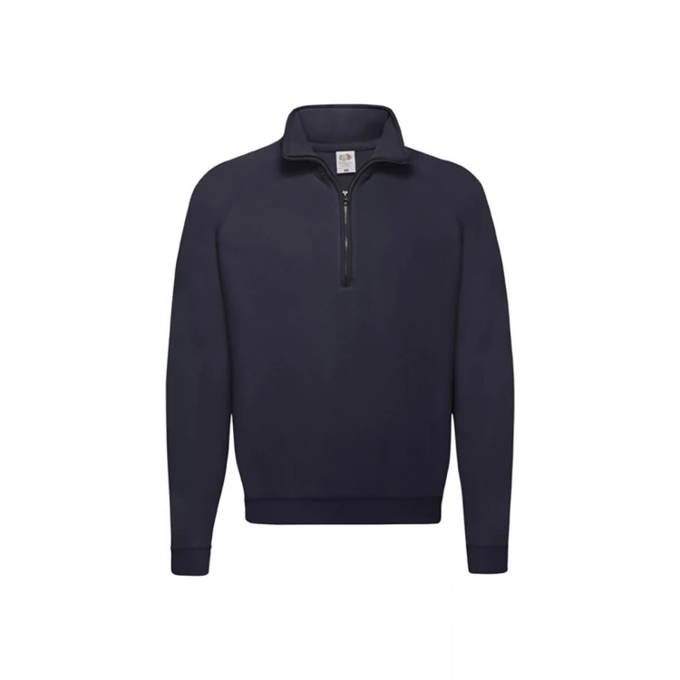 Sweat demi-zip FRUIT OF THE LOOM Classic en coton-polyester avec fermeture, à personnaliser avec logo