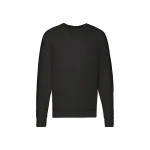 Sudadera gris Fruit of the Loom mod. Lightweight con mangas raglan, para personalizar con logo
