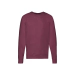 Sudadera gris Fruit of the Loom mod. Lightweight con mangas raglan, para personalizar con logo