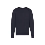 Sudadera gris Fruit of the Loom mod. Lightweight con mangas raglan, para personalizar con logo