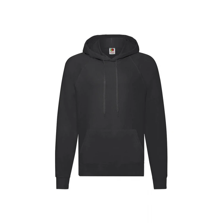 Sudadera con capucha FRUIT OF THE LOOM Lightweight en mezcla algodón-poliéster, vista frontal para personalizar