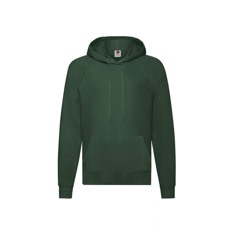 Sudadera con capucha FRUIT OF THE LOOM Lightweight en mezcla algodón-poliéster, vista frontal para personalizar
