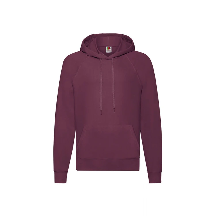 Sudadera con capucha FRUIT OF THE LOOM Lightweight en mezcla algodón-poliéster, vista frontal para personalizar
