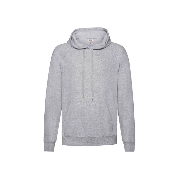 Sudadera con capucha FRUIT OF THE LOOM Lightweight en mezcla algodón-poliéster, vista frontal para personalizar