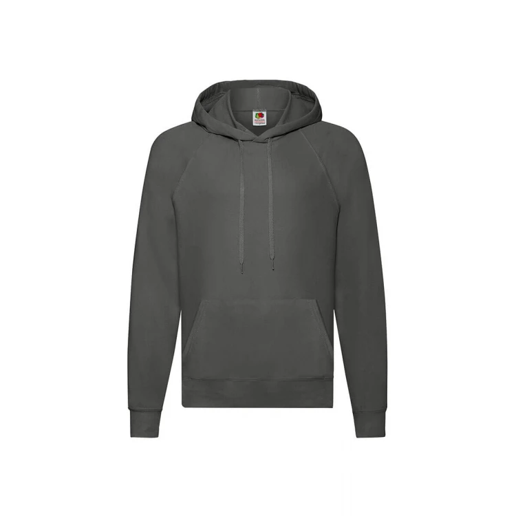 Sudadera con capucha FRUIT OF THE LOOM Lightweight en mezcla algodón-poliéster, vista frontal para personalizar