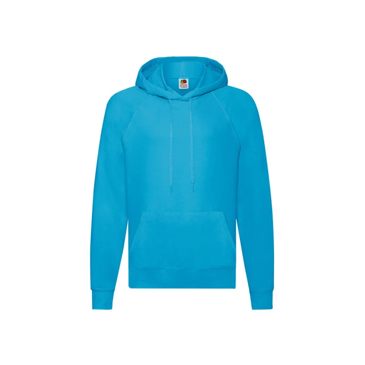Sudadera con capucha FRUIT OF THE LOOM Lightweight en mezcla algodón-poliéster, vista frontal para personalizar