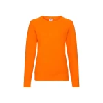 Sudadera ligera mujer FRUIT OF THE LOOM cuello redondo en algodón-poliéster, corte ajustado, para personalizar con logo