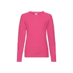 Sudadera ligera mujer FRUIT OF THE LOOM cuello redondo en algodón-poliéster, corte ajustado, para personalizar con logo