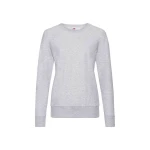 Sudadera ligera mujer FRUIT OF THE LOOM cuello redondo en algodón-poliéster, corte ajustado, para personalizar con logo