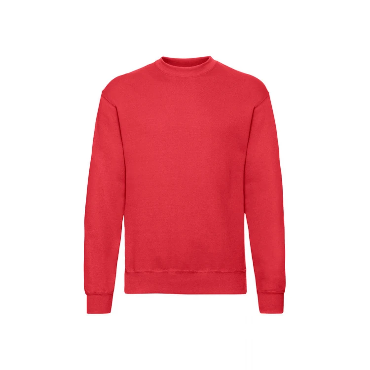 Sudadera cuello redondo FRUIT OF THE LOOM Classic en algodón y poliéster, personalizable con logo