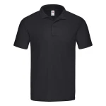 Polo homme FRUIT OF THE LOOM Original en coton piqué avec col et boutons, disponible à personnaliser avec logo