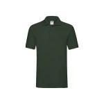 Polo de manga larga FRUIT OF THE LOOM mod. Premium con tres botones en tono y aberturas laterales