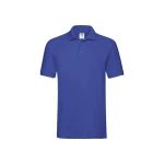 Polo de manga larga FRUIT OF THE LOOM mod. Premium con tres botones en tono y aberturas laterales