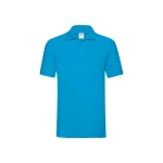 Polo de manga larga FRUIT OF THE LOOM mod. Premium con tres botones en tono y aberturas laterales
