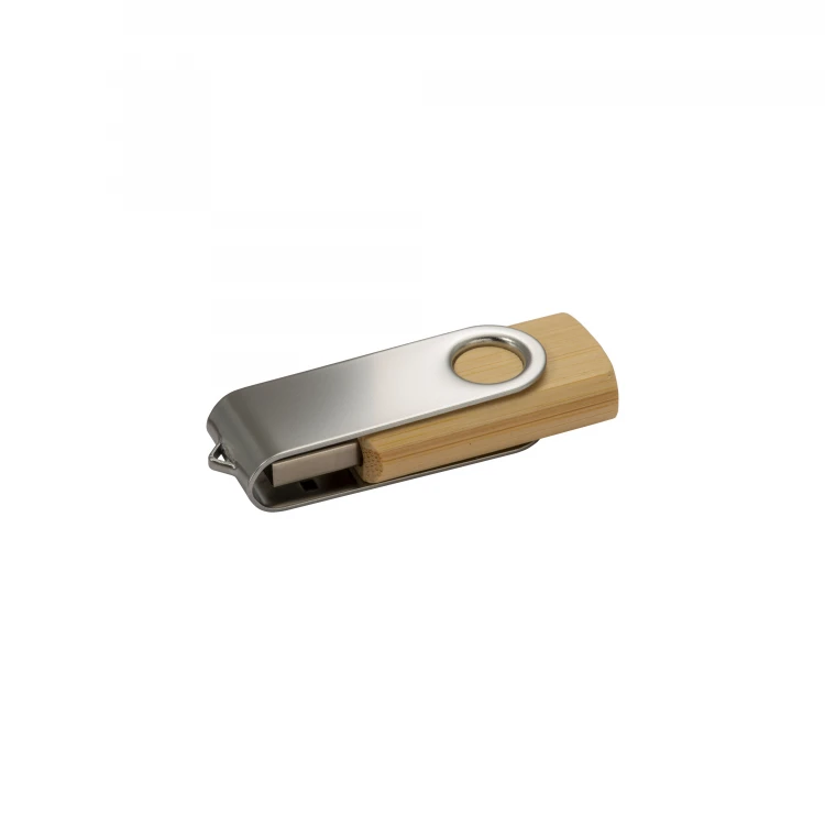 Chiavetta USB 4Gb in Bambù/Metallo