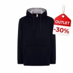 JHK Ocean contrast hoodie with pouch pocket and contrasting details, to personalise with company logo