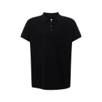 Polo piqué mujer JHK Curves en algodón peinado con cuello y botones, lista para personalizar
