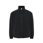 Pile uomo JHK con zip intera in poliestere riciclato, da personalizzare con logo