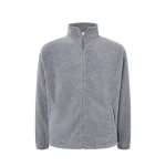 Pile uomo JHK con zip intera in poliestere riciclato, da personalizzare con logo