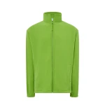 Pile uomo JHK con zip intera in poliestere riciclato, da personalizzare con logo