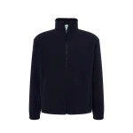 Pile uomo JHK con zip intera in poliestere riciclato, da personalizzare con logo