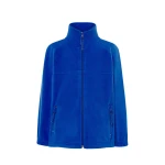 Polaire enfant JHK avec fermeture zippée intégrale en polyester recyclé, disponible à personnaliser pour l'école