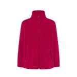 Polaire enfant JHK avec fermeture zippée intégrale en polyester recyclé, disponible à personnaliser pour l'école