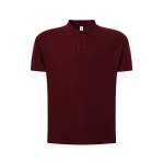 Polo con cuello y mangas cortas en algodón piqué, vista frontal, para personalizar con logo