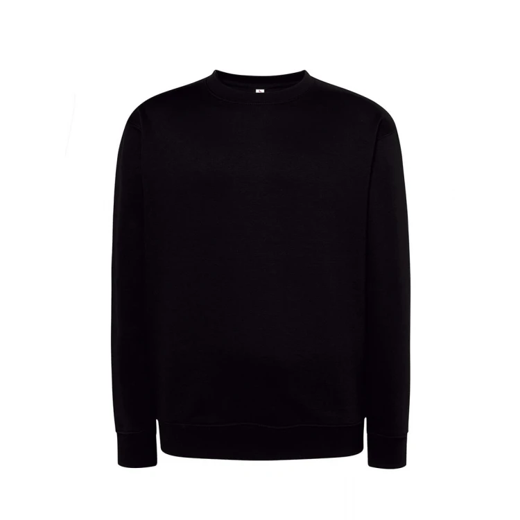 Sudadera cuello redondo JHK mod. JT en algodón y poliéster reciclado, tallas XS-3XL para personalizar con logo corporativo