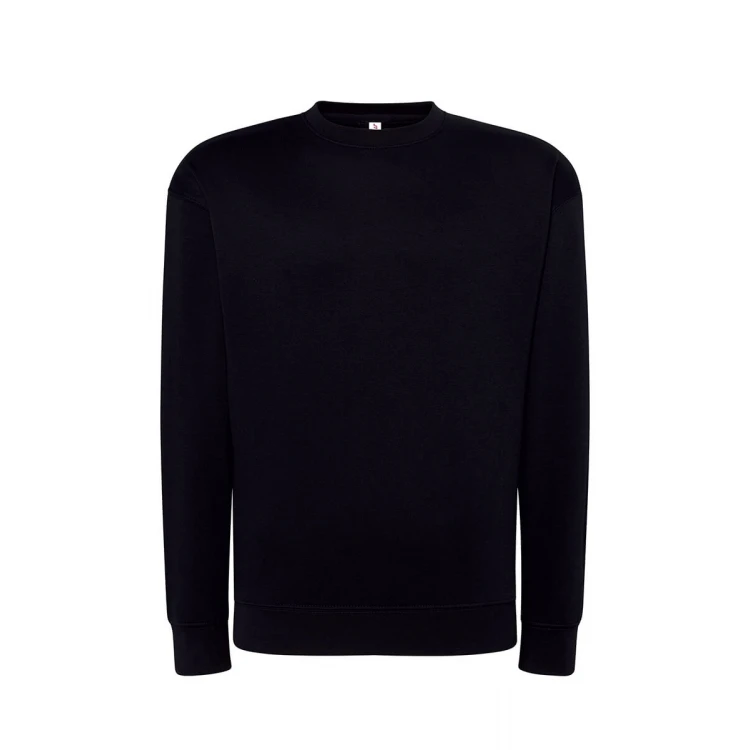 Sudadera cuello redondo JHK mod. JT en algodón y poliéster reciclado, tallas XS-3XL para personalizar con logo corporativo