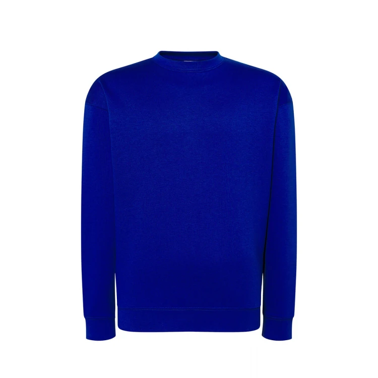 Sudadera cuello redondo JHK mod. JT en algodón y poliéster reciclado, tallas XS-3XL para personalizar con logo corporativo