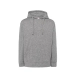 Sudadera con capucha JHK mod. JT en algodón y poliéster reciclado, con bolsillo tipo canguro, para personalizar con logo