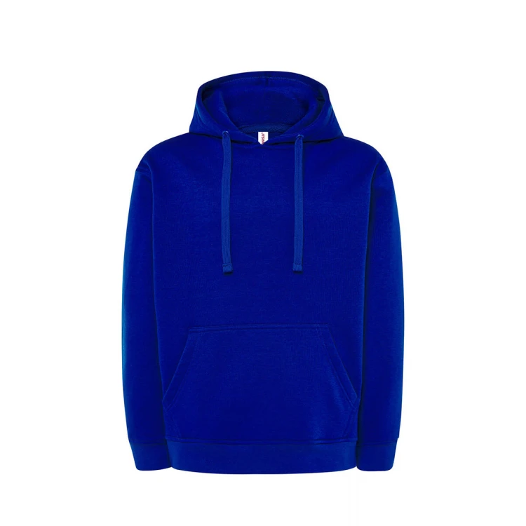 Sudadera con capucha JHK mod. JT en algodón y poliéster reciclado, con bolsillo tipo canguro, para personalizar con logo