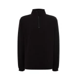 Polaire demi-zip en polyester recyclé disponible pour personnalisation avec logo