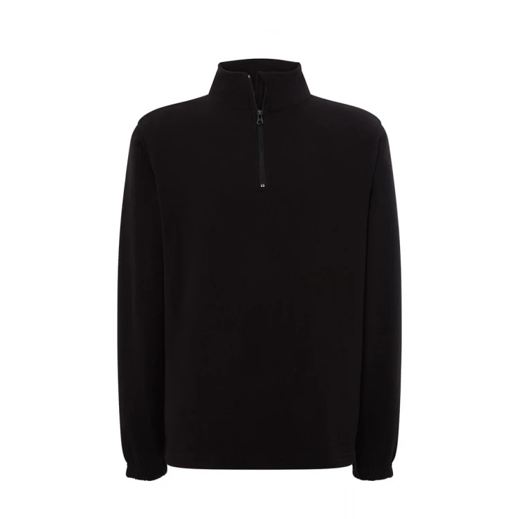 Polaire demi-zip en polyester recyclé disponible pour personnalisation avec logo