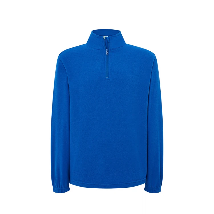 Polaire demi-zip en polyester recyclé disponible pour personnalisation avec logo
