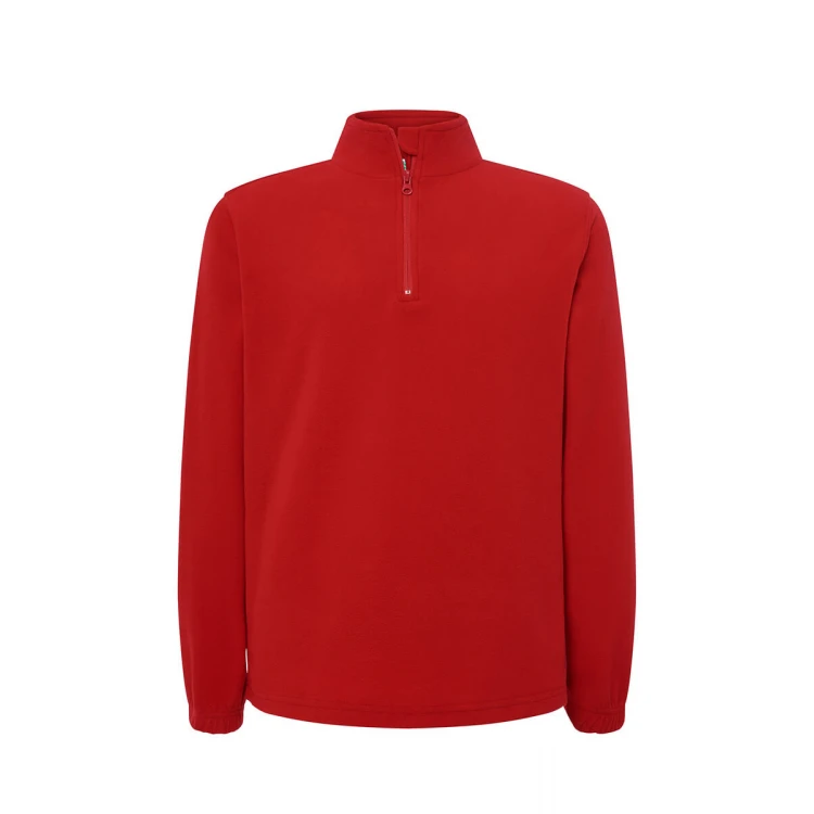 Polaire demi-zip en polyester recyclé disponible pour personnalisation avec logo