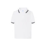 Polo piqué infantil JHK Regular Contrast con cuello a contraste, 100% algodón, para personalizar con logo