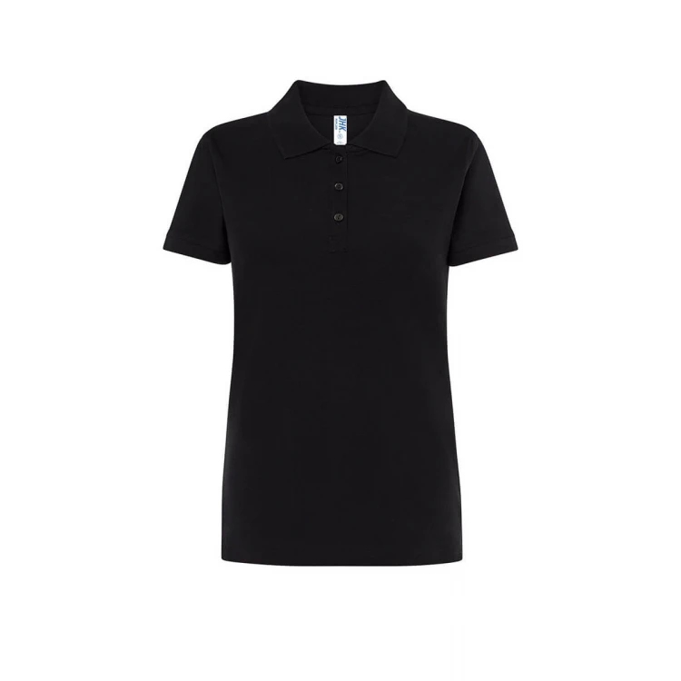 Polo mujer JHK Regular manga corta piqué personalizada con logo