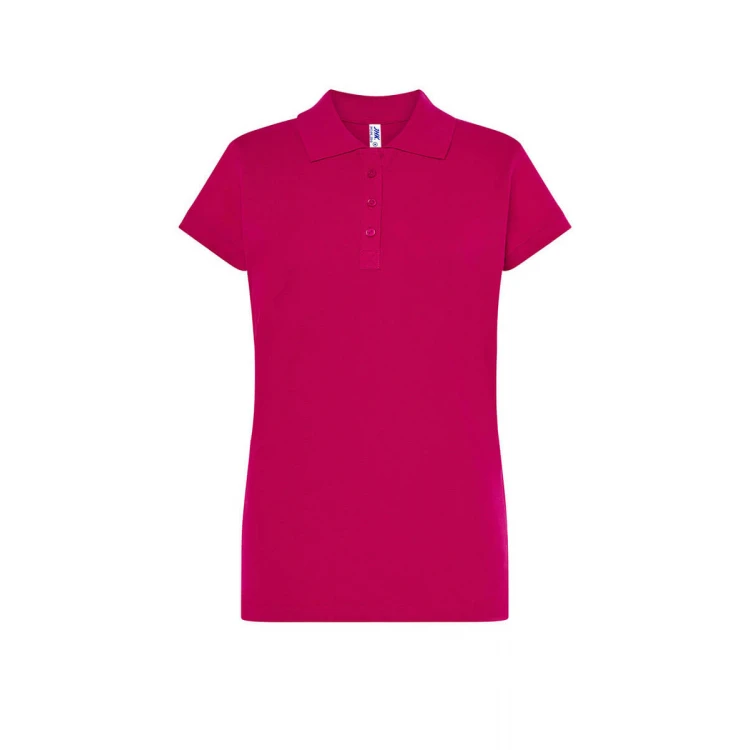 Polo mujer JHK Regular manga corta piqué personalizada con logo