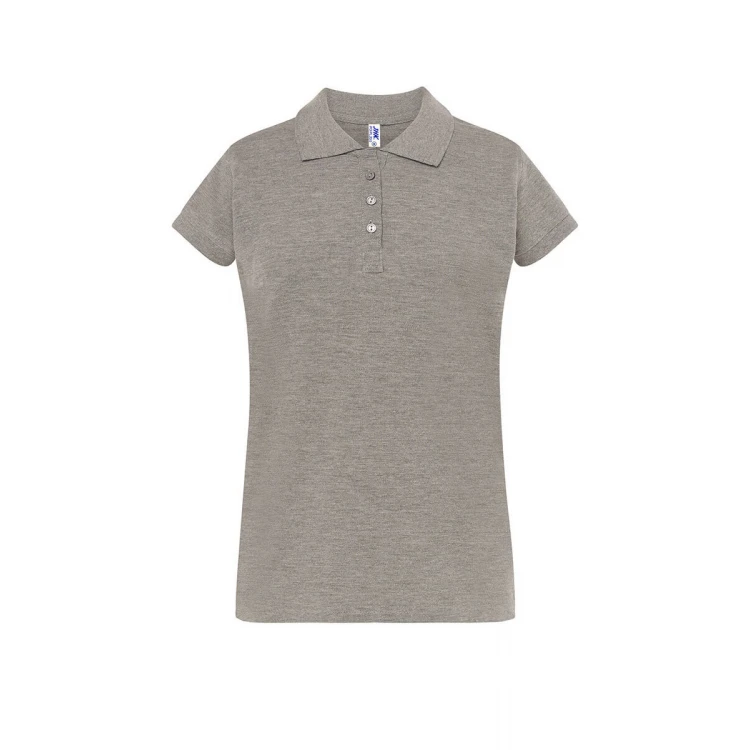 Polo mujer JHK Regular manga corta piqué personalizada con logo