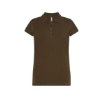 Polo mujer JHK Regular manga corta piqué personalizada con logo