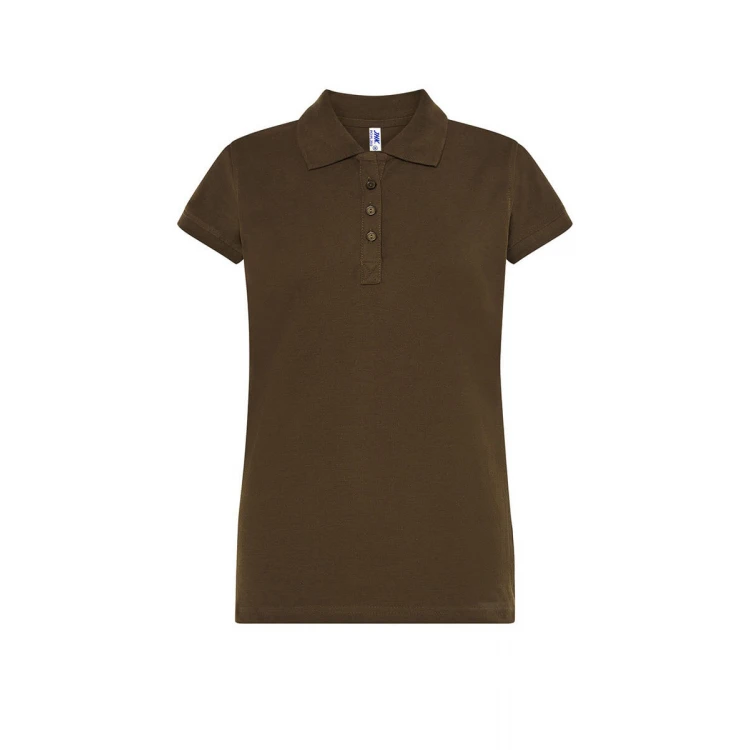 Polo mujer JHK Regular manga corta piqué personalizada con logo