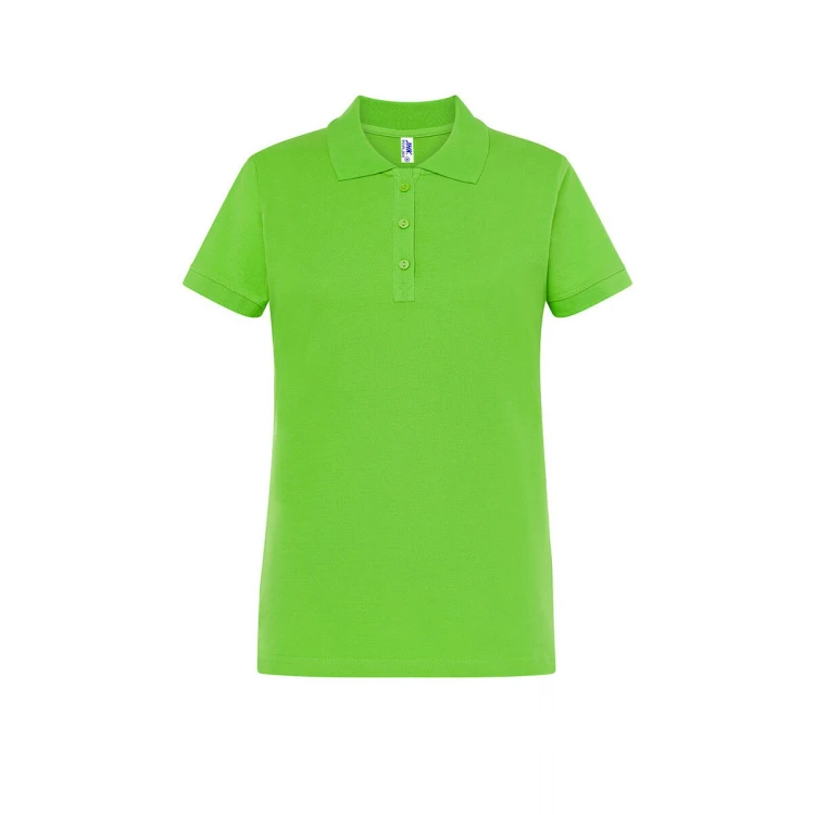 Polo mujer JHK Regular manga corta piqué personalizada con logo