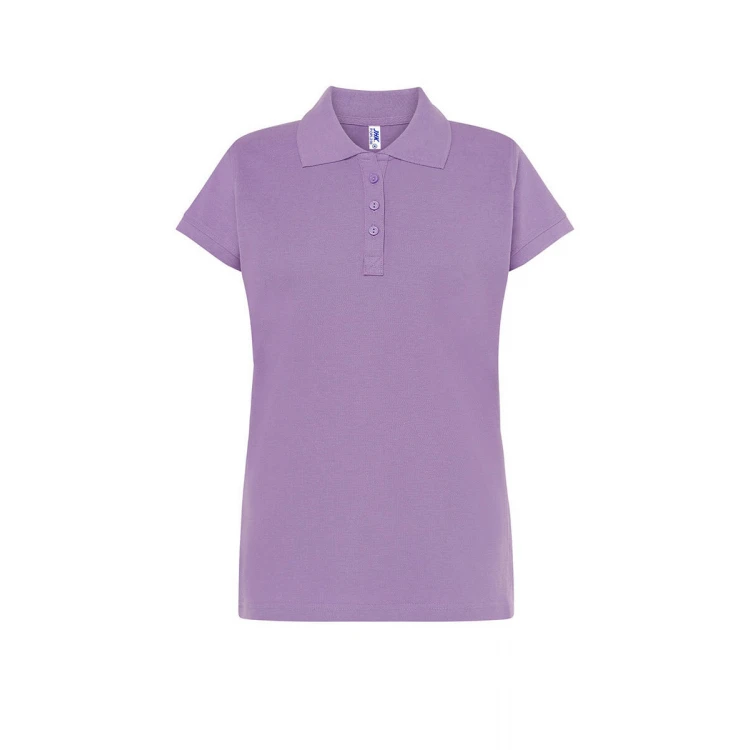 Polo mujer JHK Regular manga corta piqué personalizada con logo