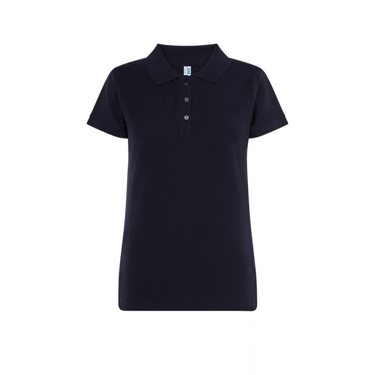 Polo mujer JHK Regular manga corta piqué personalizada con logo