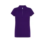 Polo mujer JHK Regular manga corta piqué personalizada con logo